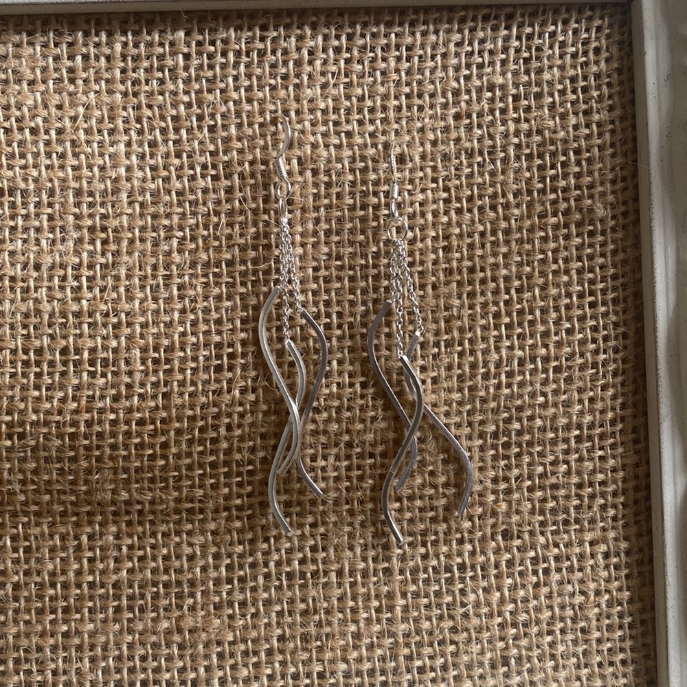 Sterling Silver Drop Earrings